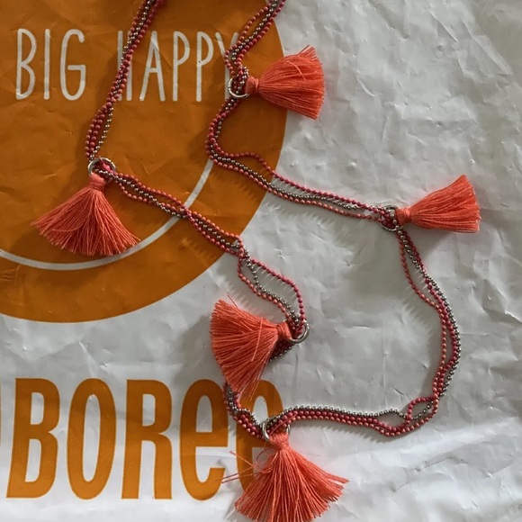 GYMBOREE- Hair Clips, Tassel Necklace, Bracelet, Earrings Elephant Theme Lot NWT - Picture 5 of 5